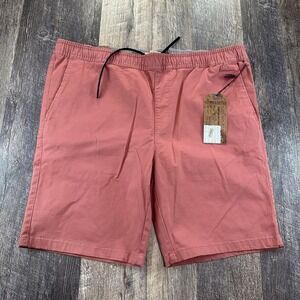 NWT Hudson & Barrow NYC‎ Men's Chino Stretch Elastic Waist Drawstring Shorts 38